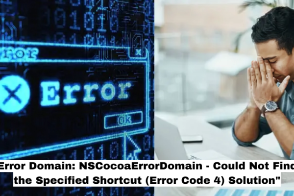 Error Domain NSCocoaErrorDomain - Could Not Find the Specified Shortcut (Error Code 4) Solution